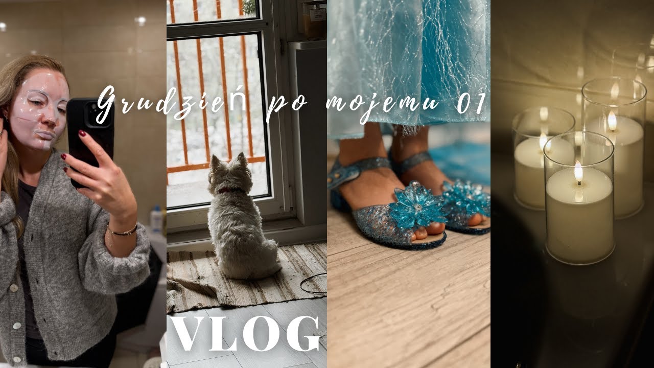 GRUDZIEŃ PO MOJEMU 01 | Poranek w domu, pilates, haul z Temu (slow motion 😅) śniadanie, szybki obiad