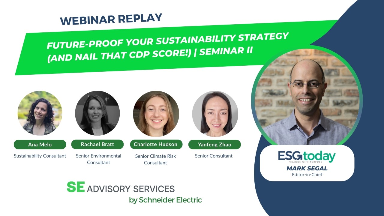 Future-Proof Your Sustainability Strategy (And Nail That CDP Score!) | Seminar II
