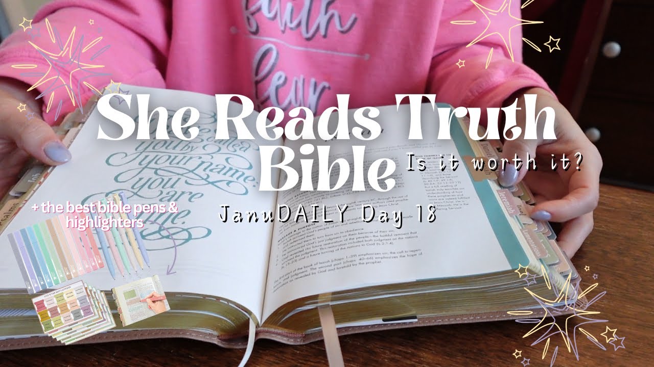 Setting up my She Reads Truth Bible, Bible Pen & Highlighter review & Sourdough Discard Pancakes