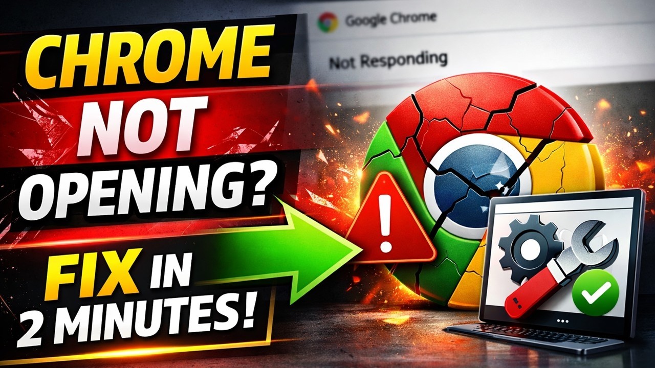 How To Fix Google Chrome Not Working on PC/Laptop (Step-by-Step)