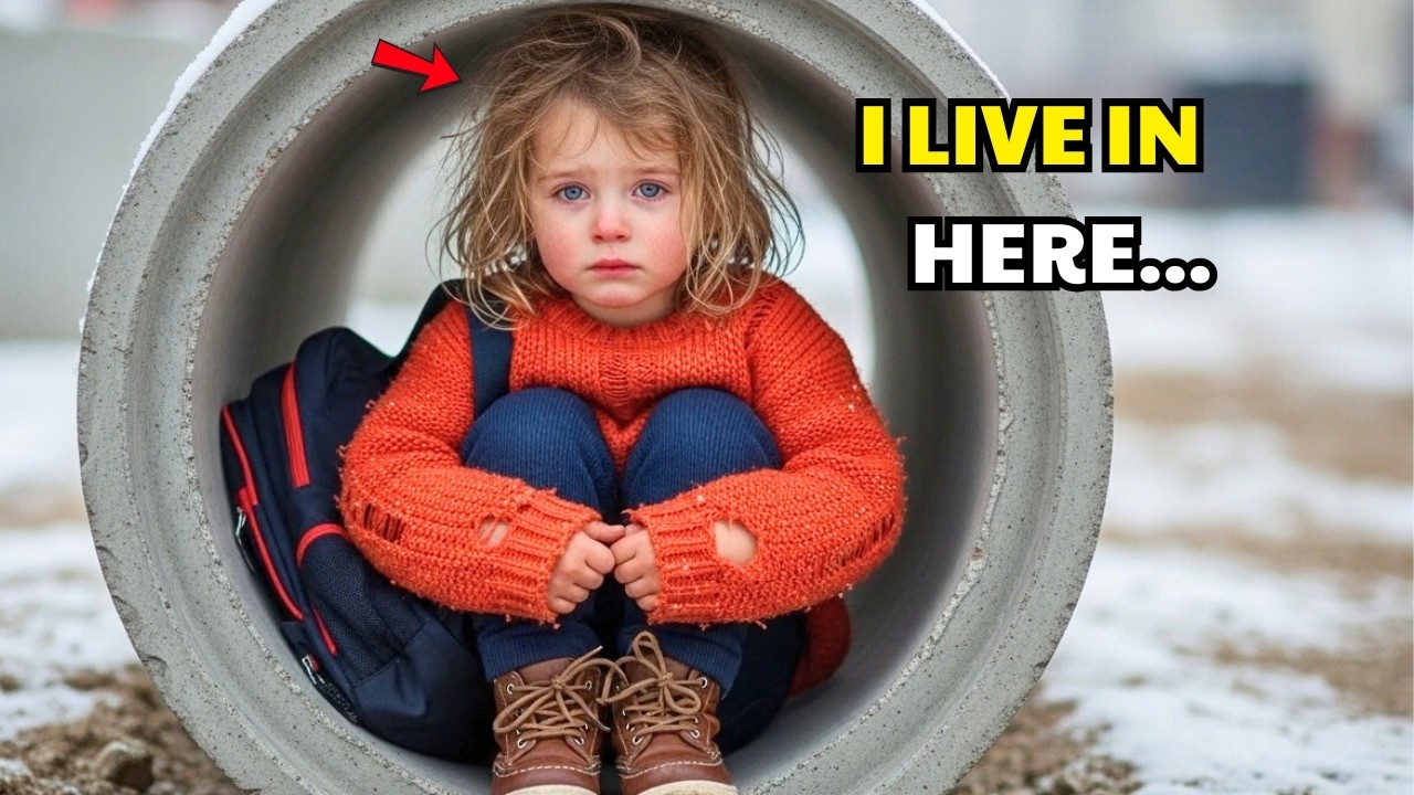 A BILLIONAIRE FINDS A POOR GIRL HUDDLED IN A CONCRETE PIPE—HER STORY BROKE HIM