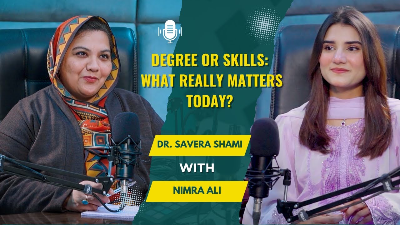 degree vs skills podcast I Nimra's experience against her digital media degree #degreevsskills
