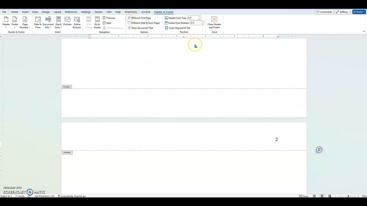 Formatting Chicago Style in MS Word