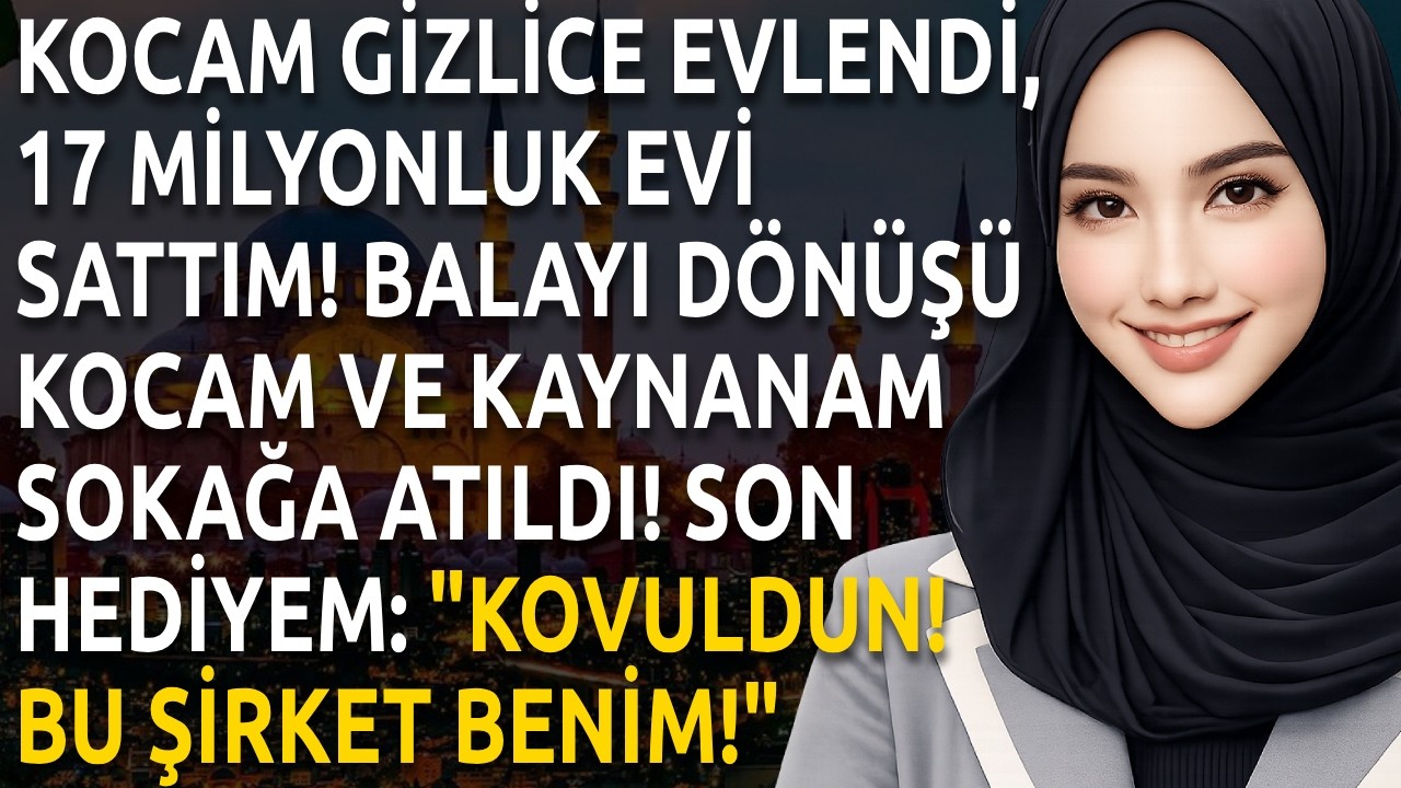 İhanetin ardından kocam feryat etti. Ben 17 milyonluk evi çoktan sattığımı açıkladığımda...