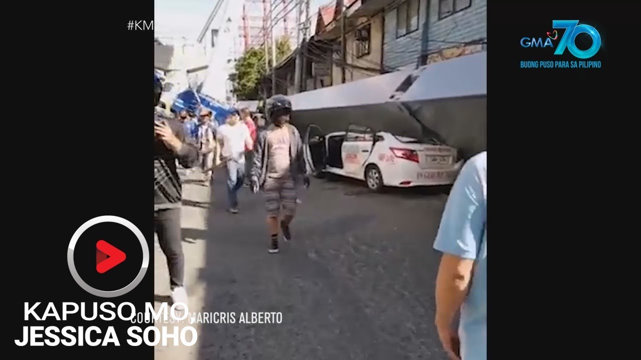 Kapuso Mo, Jessica Soho: Steel girder ng itinatayong Skyway Extension Project, bumagsak!