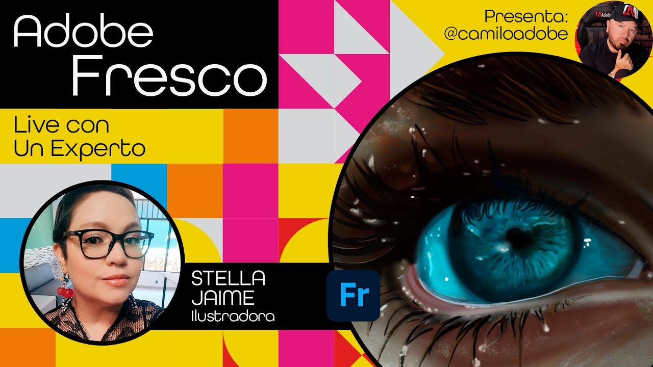 ADOBE FRESCO CON STELLA JAIME  - MASTER CLASS (TRANSFORMA TU CREATIVIDAD CON ADOBE FRESCO)