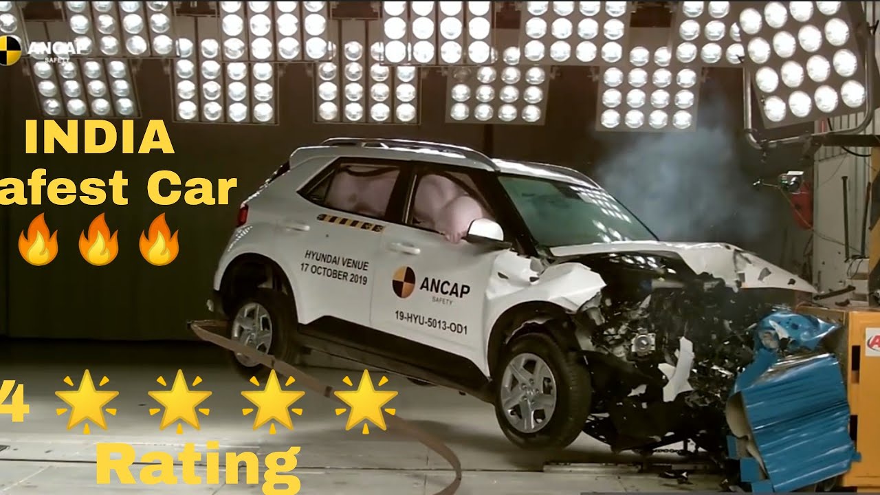 HYUNDAI venue 4 Star Safety Rating | India safest car