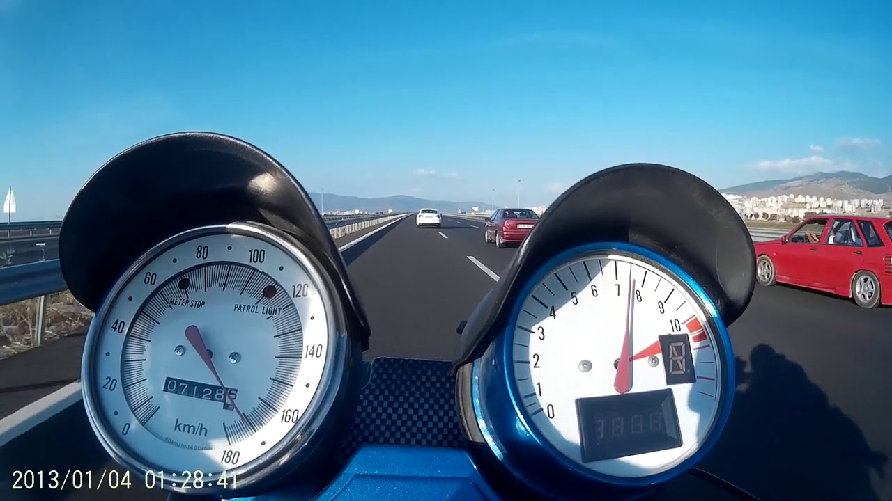 HONDA CBX 750 TOP SPEED