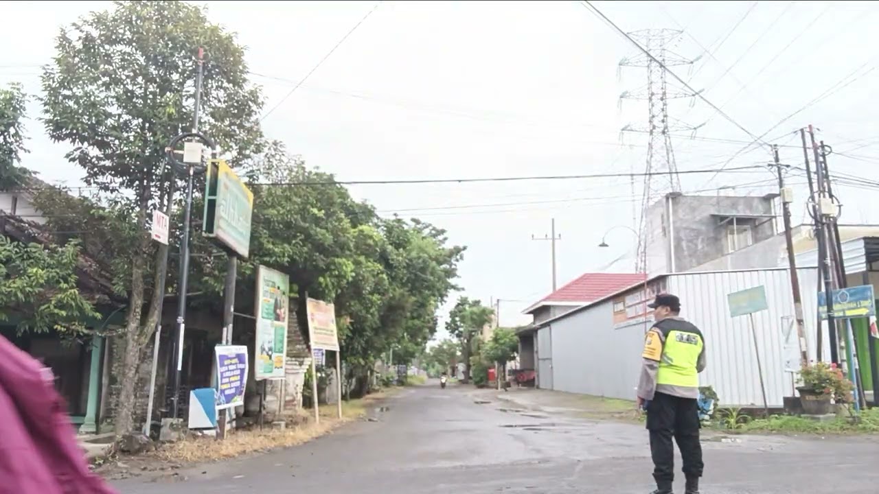 Kegiatan sapa pagi di Simpang Empat Watu gudik jenangan