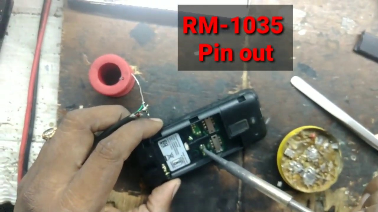 Nokia 130 RM - 1035 PinOut for USB Data Cable and also Flashing
