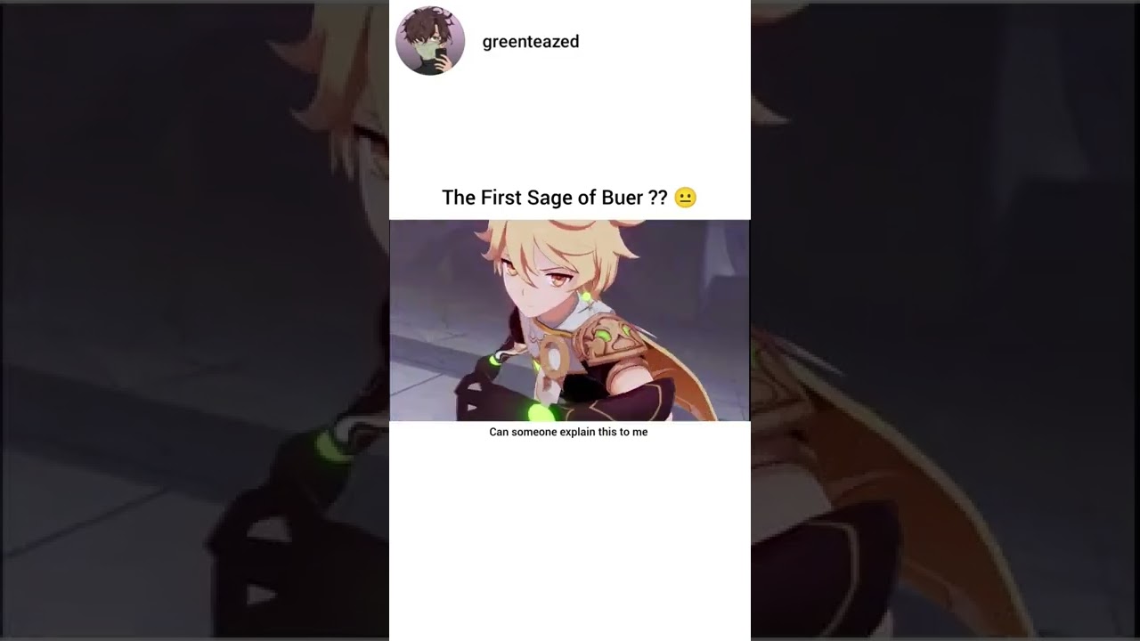 The First Sage of Buer?? 😐 #short #genshinimpact