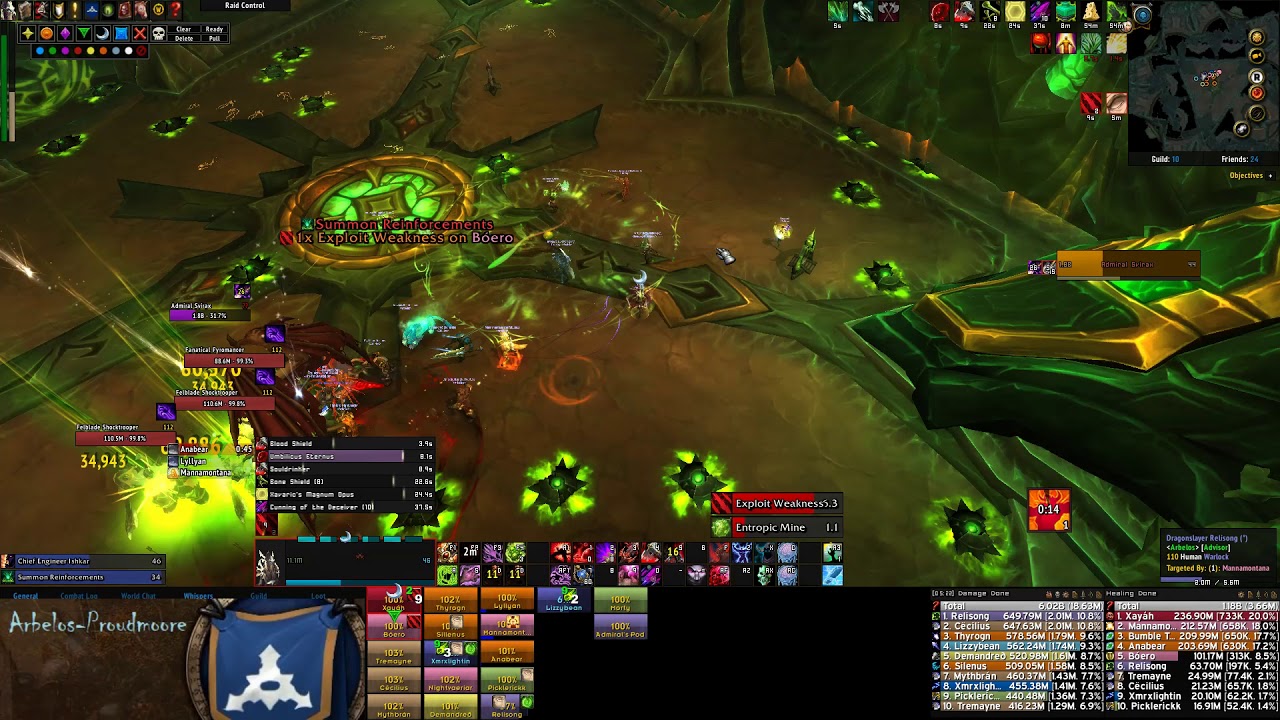 Antoran High Command Heroic (Blood Death Knight PoV)