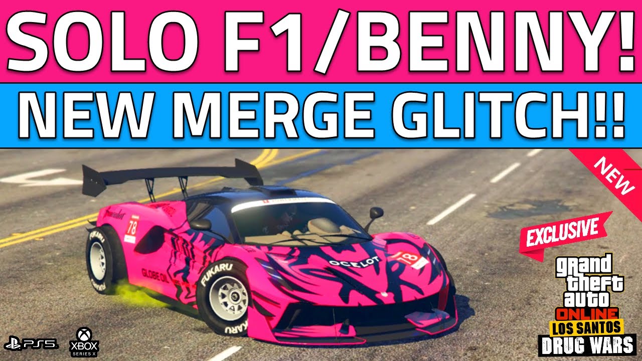 NEW: SOLO F1/ BENNY WHEEL Merge Glitch On Any Car To Car in GTA 5! How to Put F1 Rims Tires Glitch