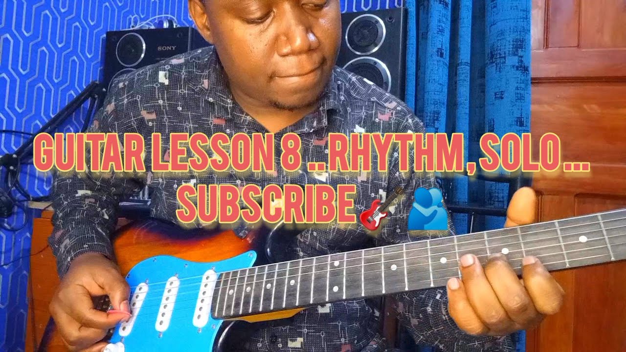 LEARNING KAMBA BENGA GUITAR with ERIC MBUVI TUTORIAL PART 8 playing simple songs, rhythm $ solo