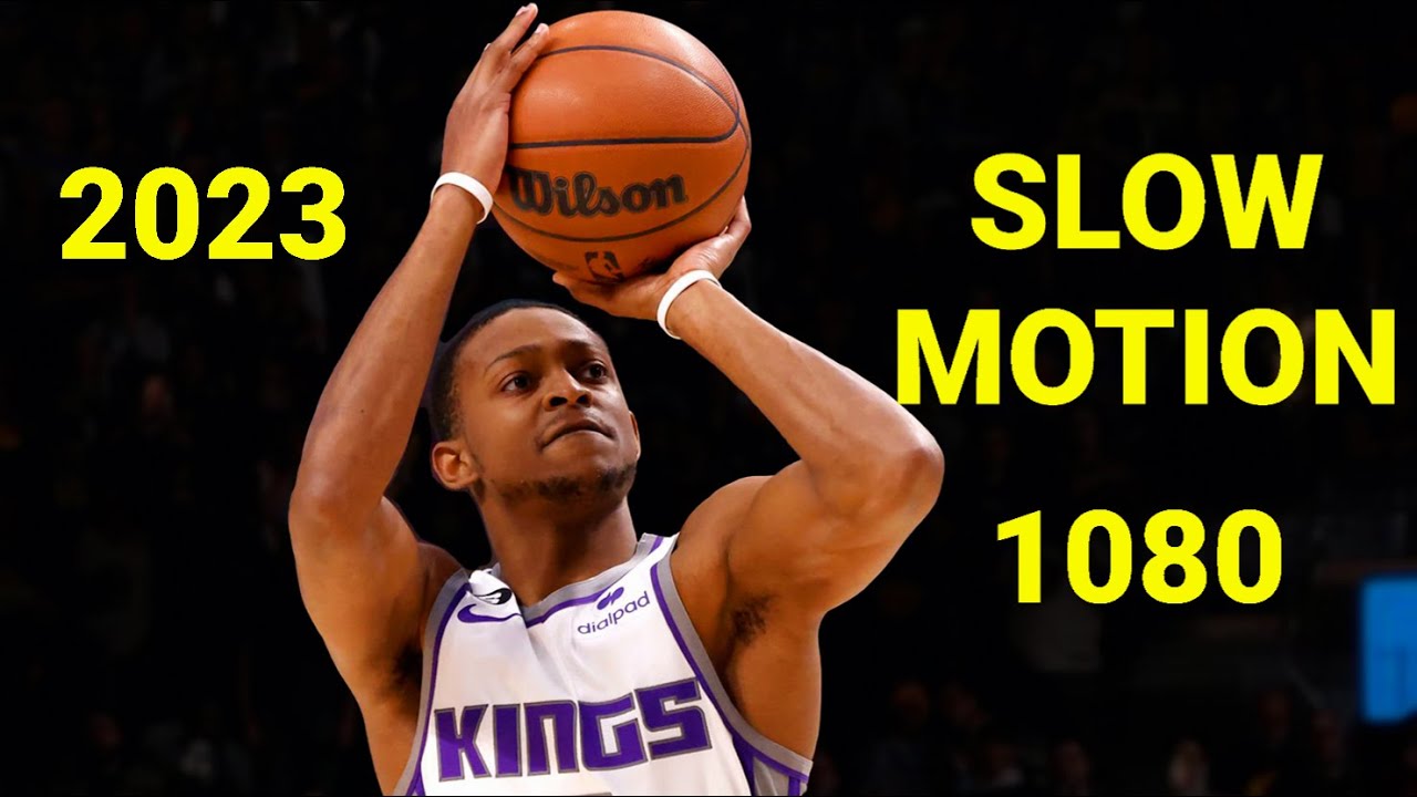 De'Aaron Fox Shooting Form Slow Motion 2023 (1080_HD) Part 1