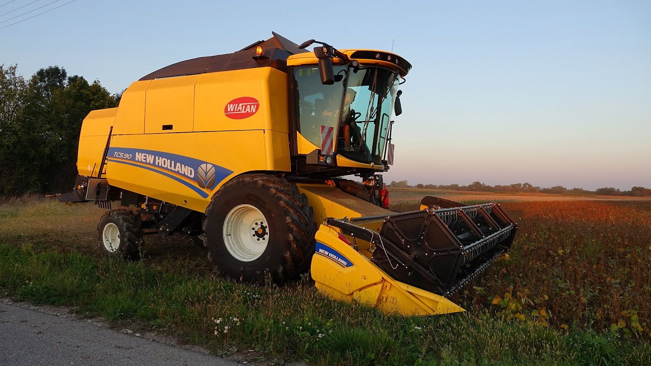 Żniwa Sojowe 2024 || New Holland TC5 90 ||