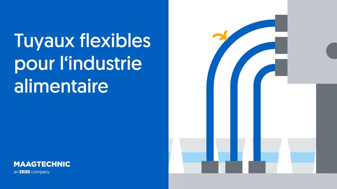 Tuyaux industriels pour l'industrie alimentaire