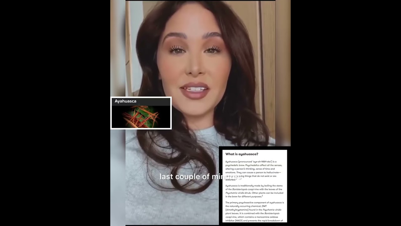 Catherine paiz talks about ayahuasca