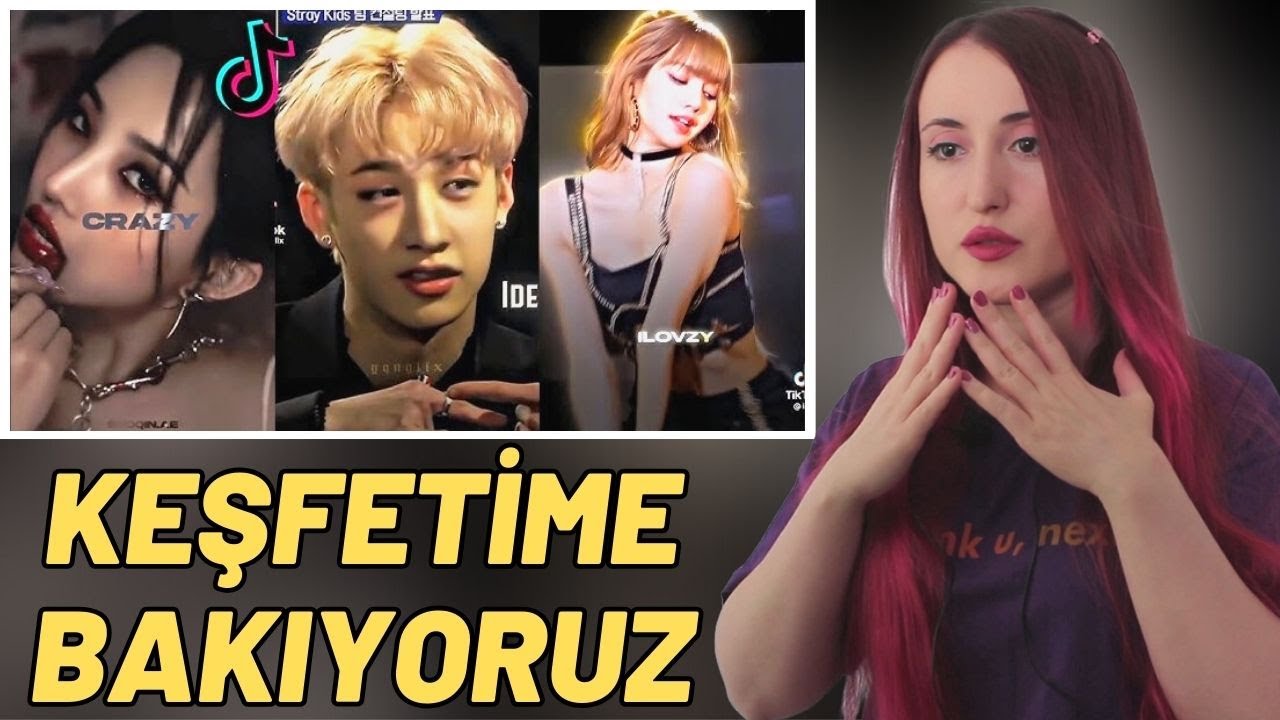 -2- TİKTOK KEŞFETİMDE NELER VAR? | KPOP TEPKİ | KPOP REACTION