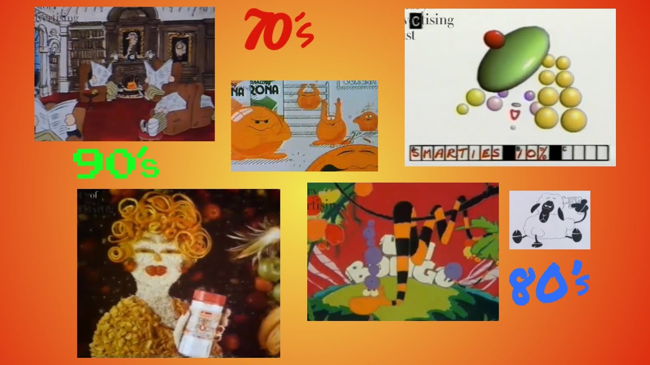 British Animated Adverts Compilation (70s, 80s, and 90s)