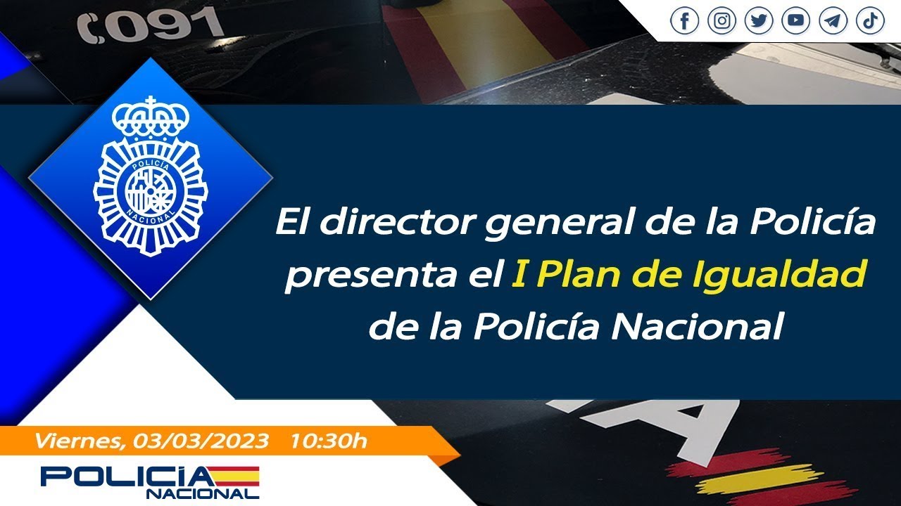 El director general de la Policía presenta el Plan de Igualdad de la Policía Nacional