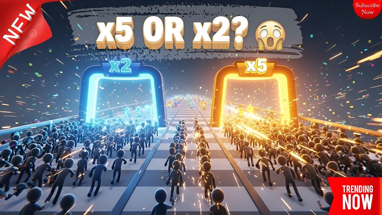 Chose x5… 🎯 WAS IT A MISTAKE? 😳 | Count Master Gameplay 💥 #viral #trending #mobilegameplay 
