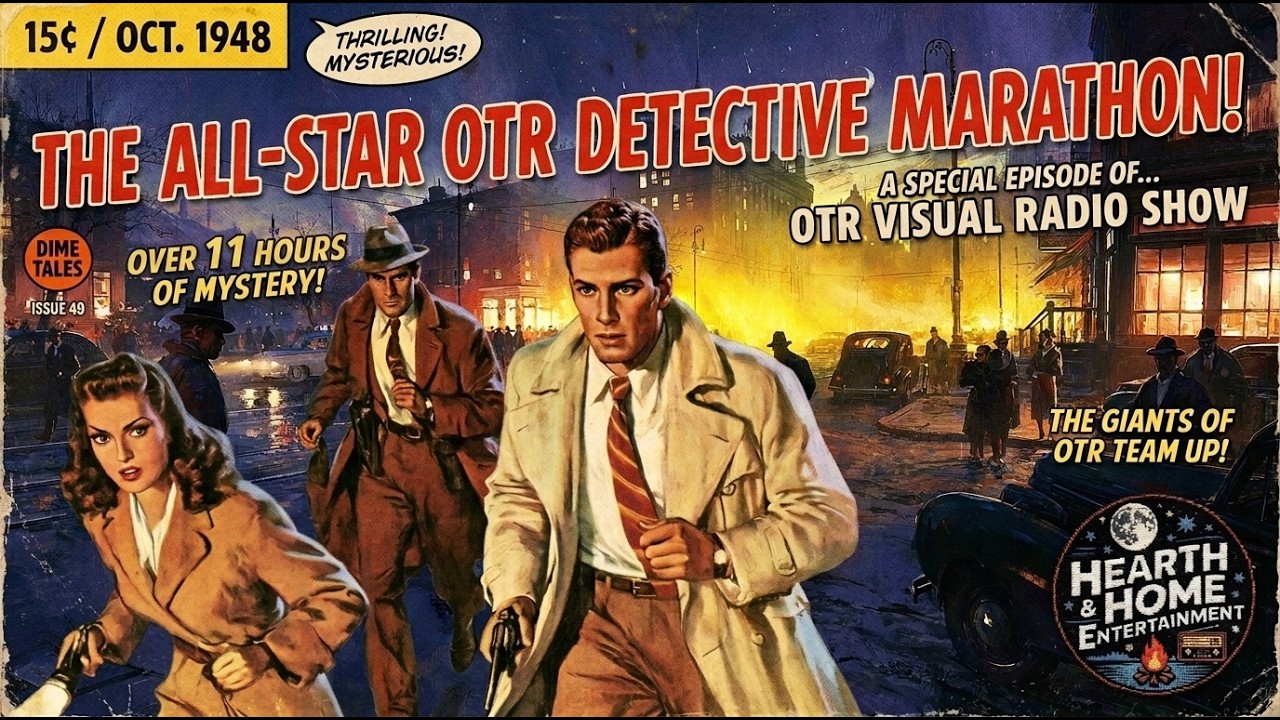 The All-Star OTR Detective Marathon | Sam Spade, Johnny Dollar, Richard Diamond & Pat Novak