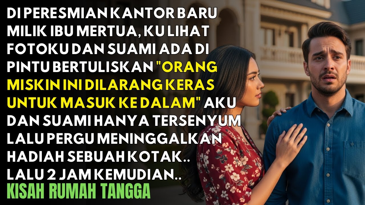 IBU MERTUA LARANG AKU DAN SUAMI DATANG KE ACARA KANTORNYA - TAPI 1 KOTAK HADIAH DARIKU MEMBUAT DIA..