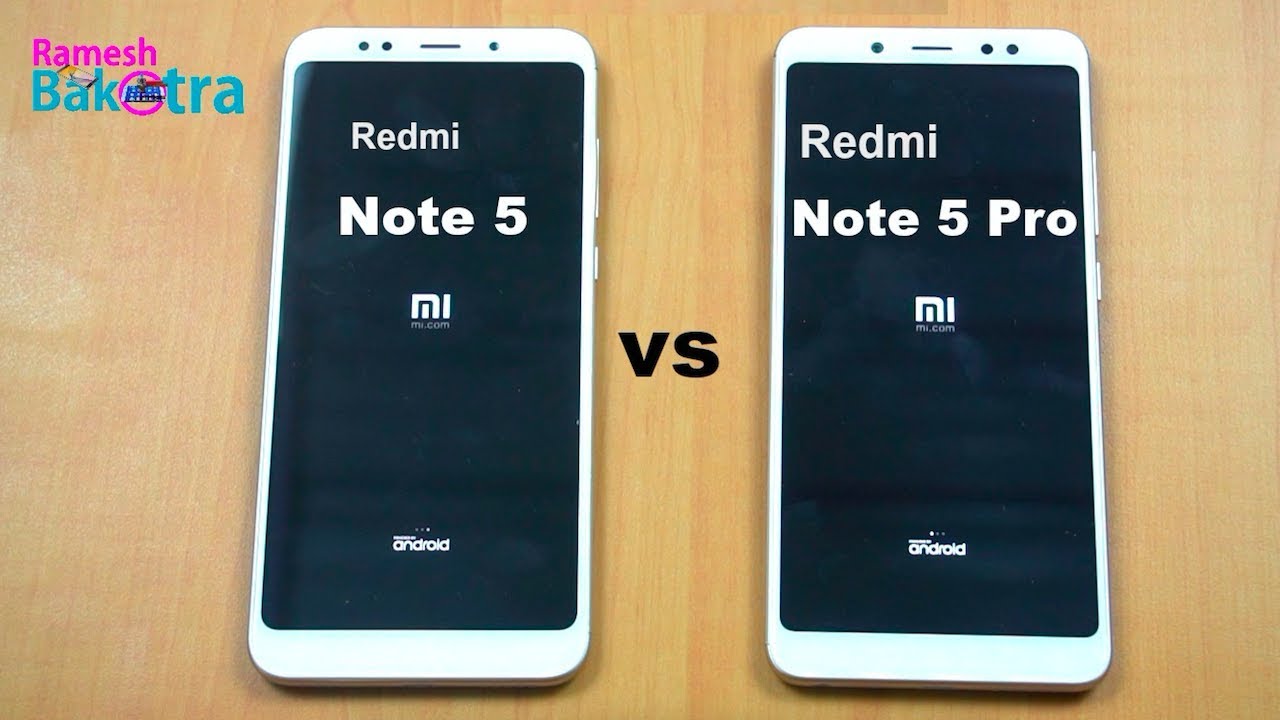 Redmi Note 5 Pro vs Note 5 Speed Test and Camera Compare