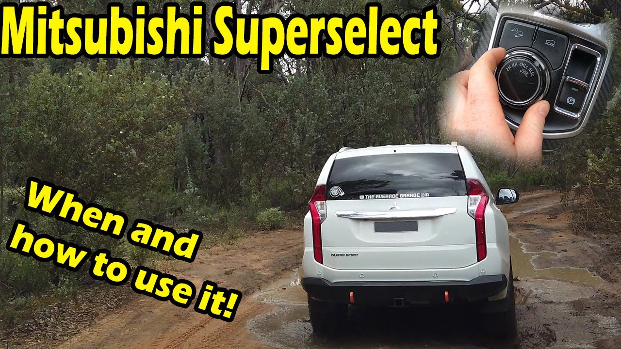 Mitsubishi SuperSelect Explained - How To and When To Use It.