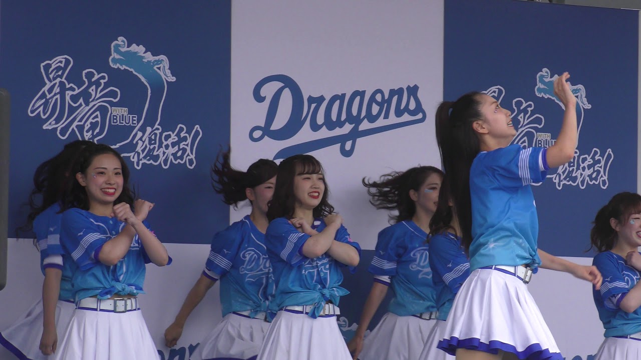 チアドラゴンズ2019　技ナンバー　Beat it ガールズシリーズ2019