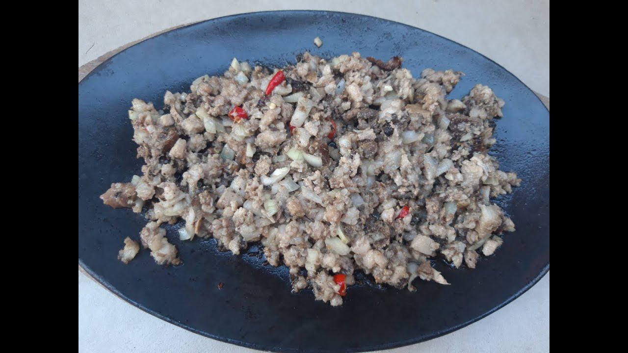 Original Sizzling Sisig ng Pampanga (ala Aling Lucing/Benedict)
