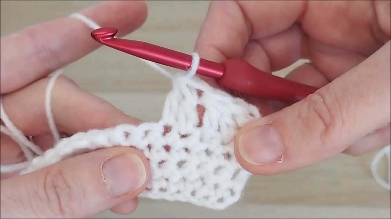 Leçon n°19: brides rabattues ou écoulées ensemble au crochet