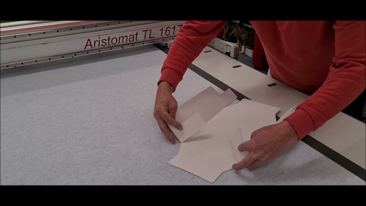 Creasing & oscillating cutting with MH V A7z on ARISTOMAT TL 1617C