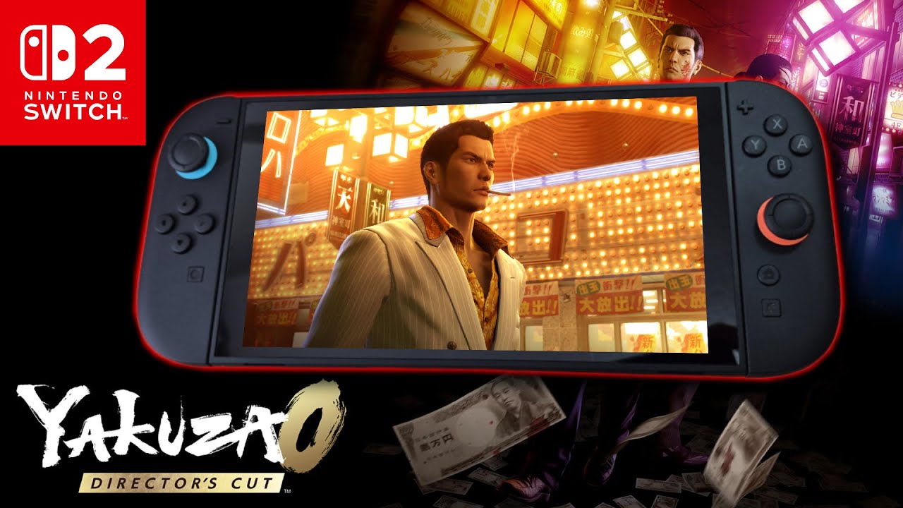 First 28 minutes of Yakuza 0 Director's Cut gameplay on Nintendo Switch 2