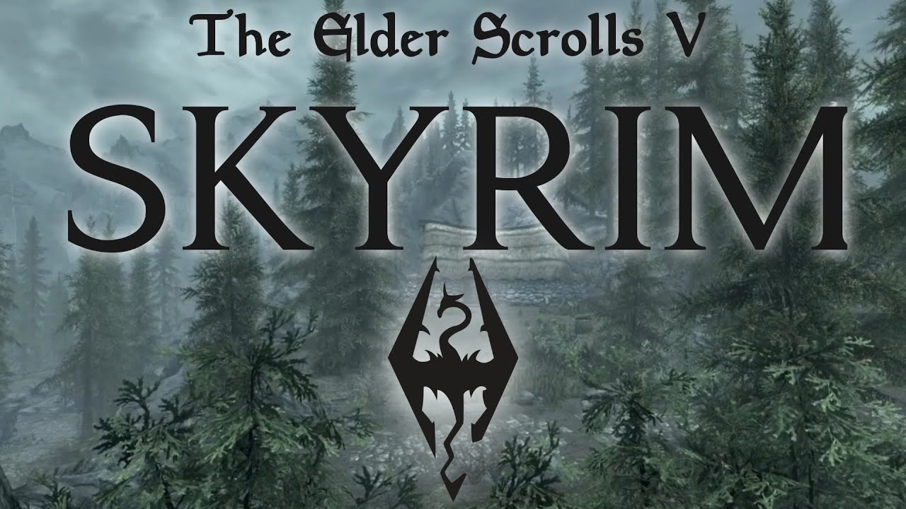 Rainy Afternoon at Pinewatch | Skyrim Rain & Music Ambience