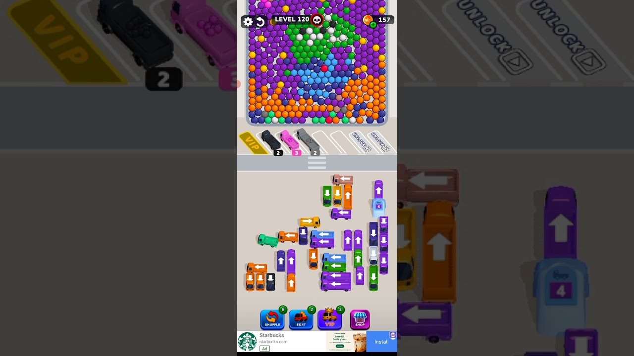 Bubble Bus 🚌: Parking Jam Puzzle Game level 120 gameplay walk-through 2026#Game#gaming