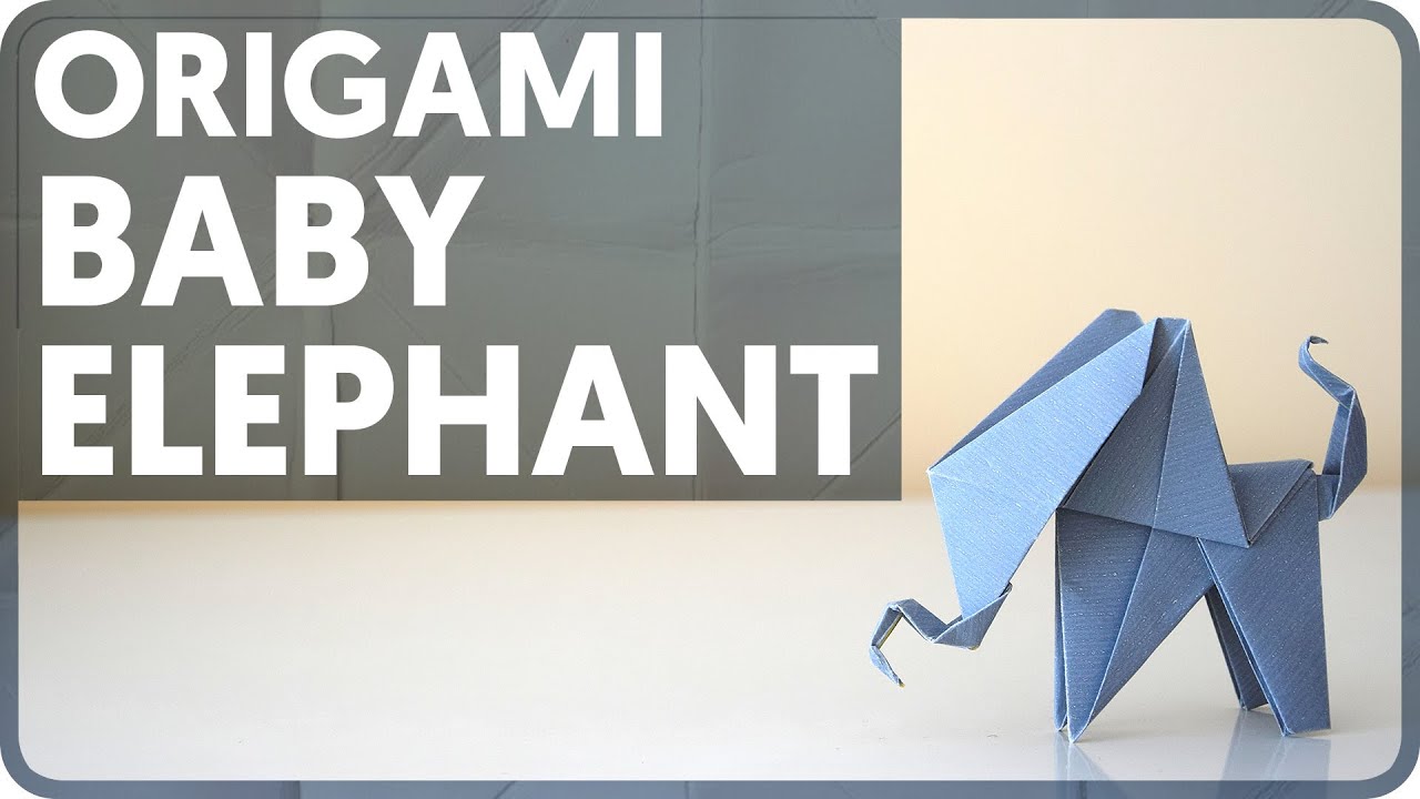 Origami Baby Elephant (Hektor Rojas F.)