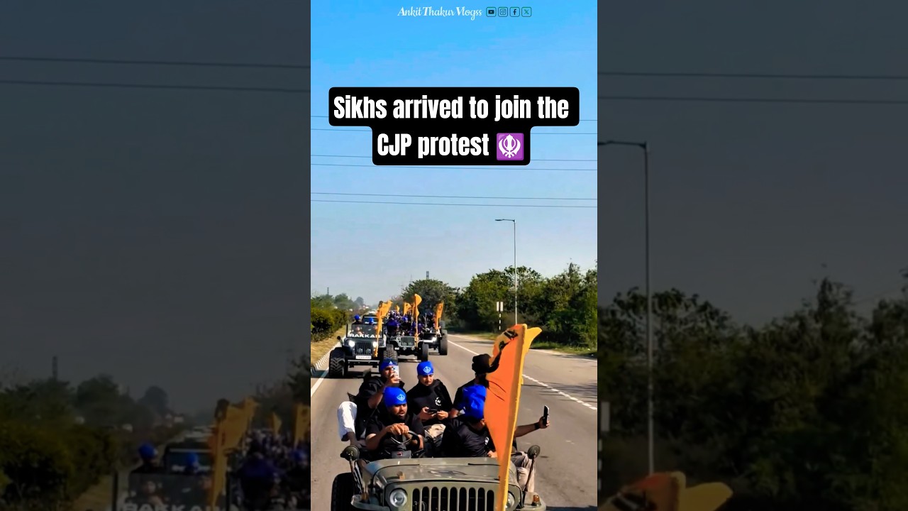 Sikh join Cjp Protest | #cjp #protest #jantarmantar