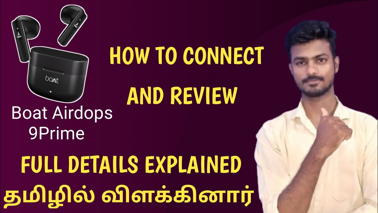 Boat Airdops 91 Prime How To Connect | In Tamil | & Review