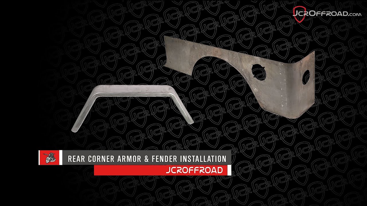 JcrOffroad - TJ Rear Corner Armor & Fenders
