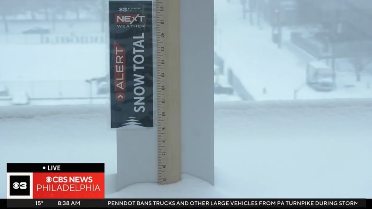 Snow Storm coverage | CBS3 | January 25, 2026