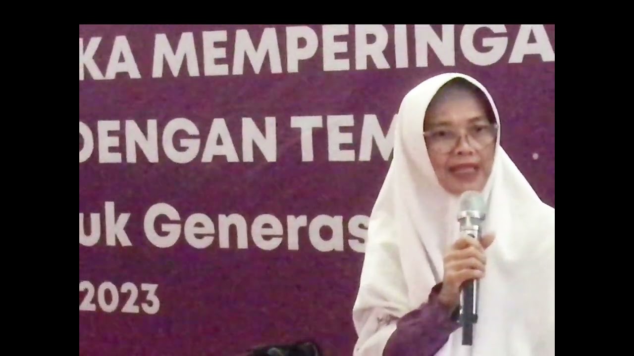 Kegiatan Pengajian Wanita Islam menyambut Hari IBu ke 95 di Masjid Hubbul Watan Islamic Center
