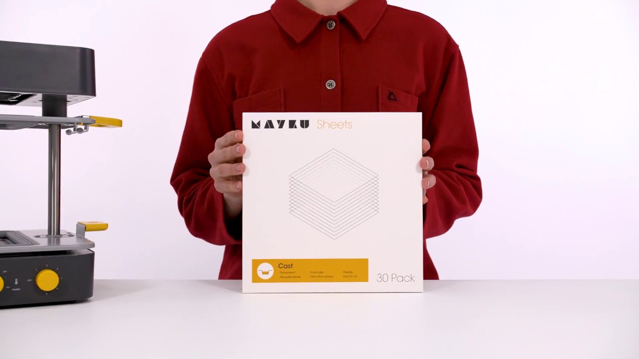 Mayku Cast Sheets - make reusable molds with the Mayku FormBox
