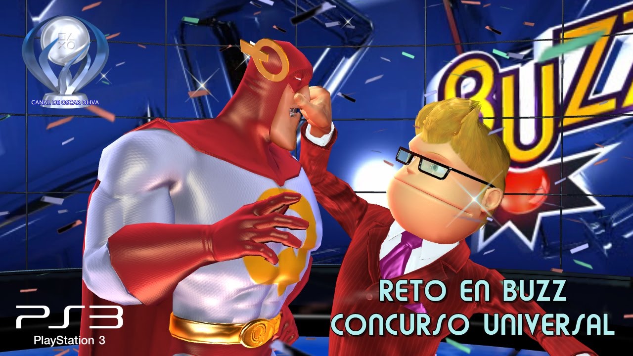 Buzz Concurso Universal (Desafio a otro jugador, Gameplay en Español, Ps3)