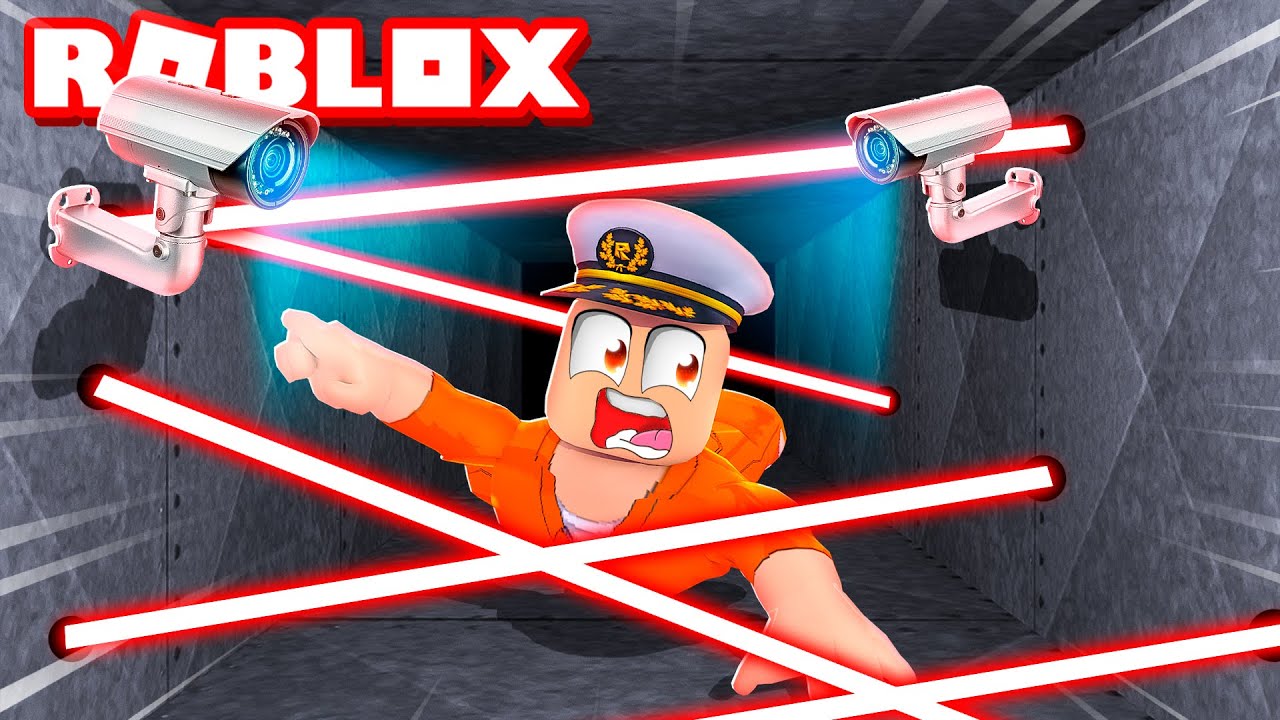Escaping a SUPER PRISON in ROBLOX