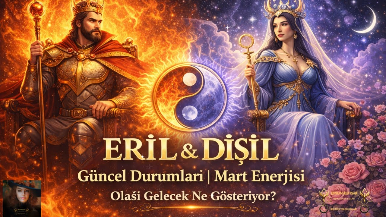 ERİL&DİŞİL GÜNCEL DURUMLARI | OLASI GELECEK ÖNGÖRÜSÜ 💧🔥#tarotokuma #erildişil 