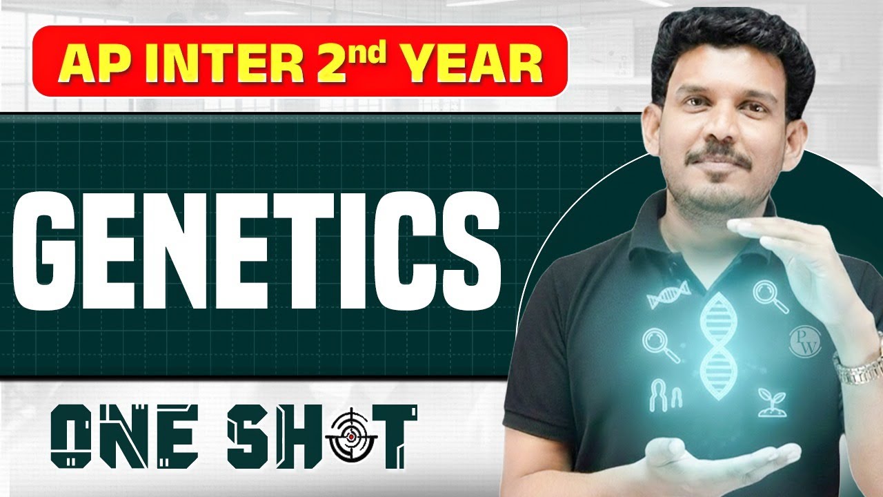 Genetics One Shot in Telugu | AP Inter 2nd Year | Zoology | IPE & EAPCET