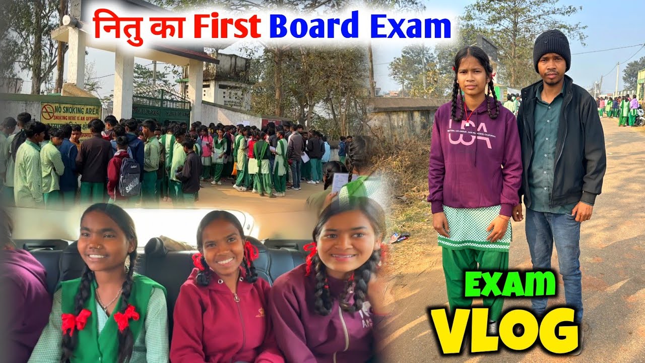 My Sister First Board Exam | Class 10th  | Exam Vlog 