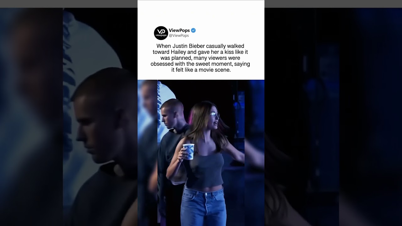 Justin Bieber gives Hailey a sweet kiss in movie-like moment #justinbieber